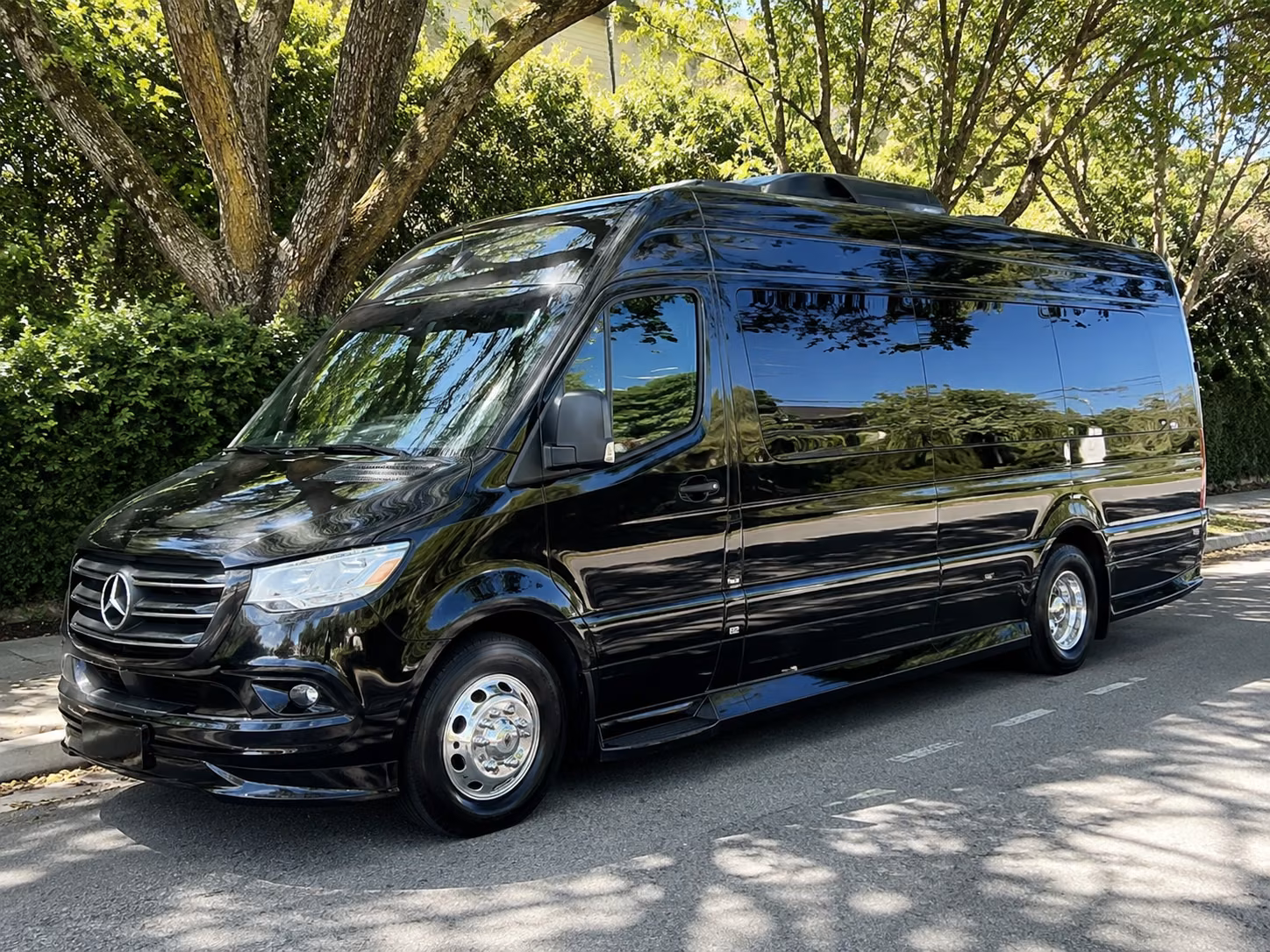 sprinter van rentals for parent coordinated group bookings with a set pickup and return time in tyler