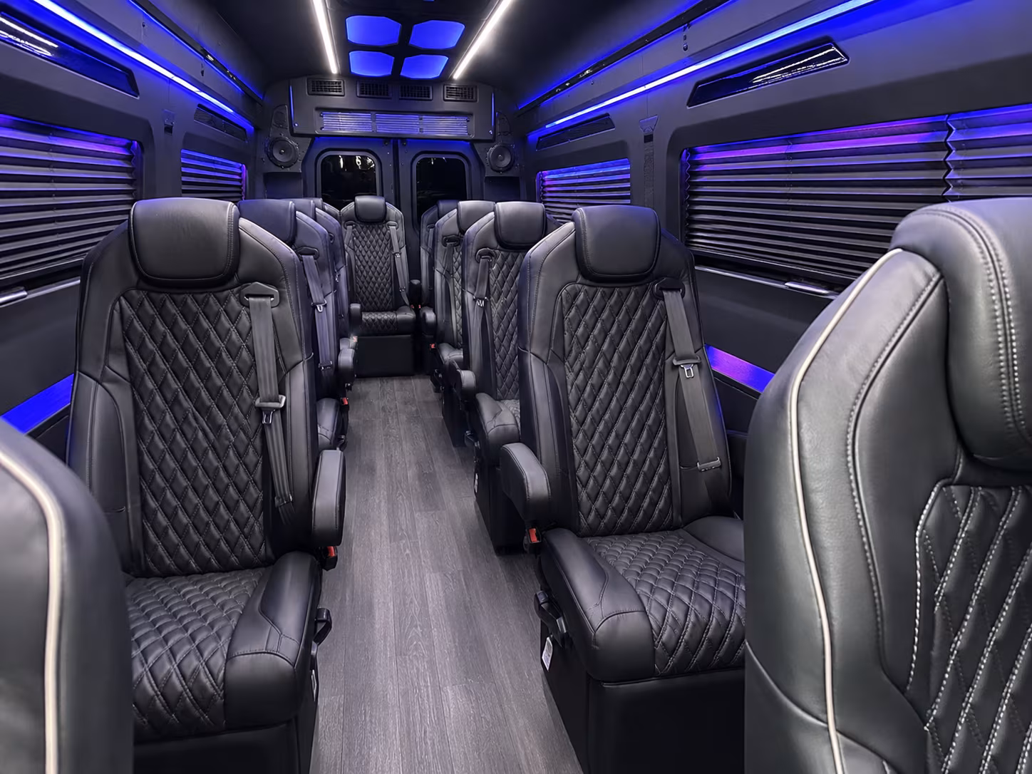 tyler 12 passenger sprinter van inside