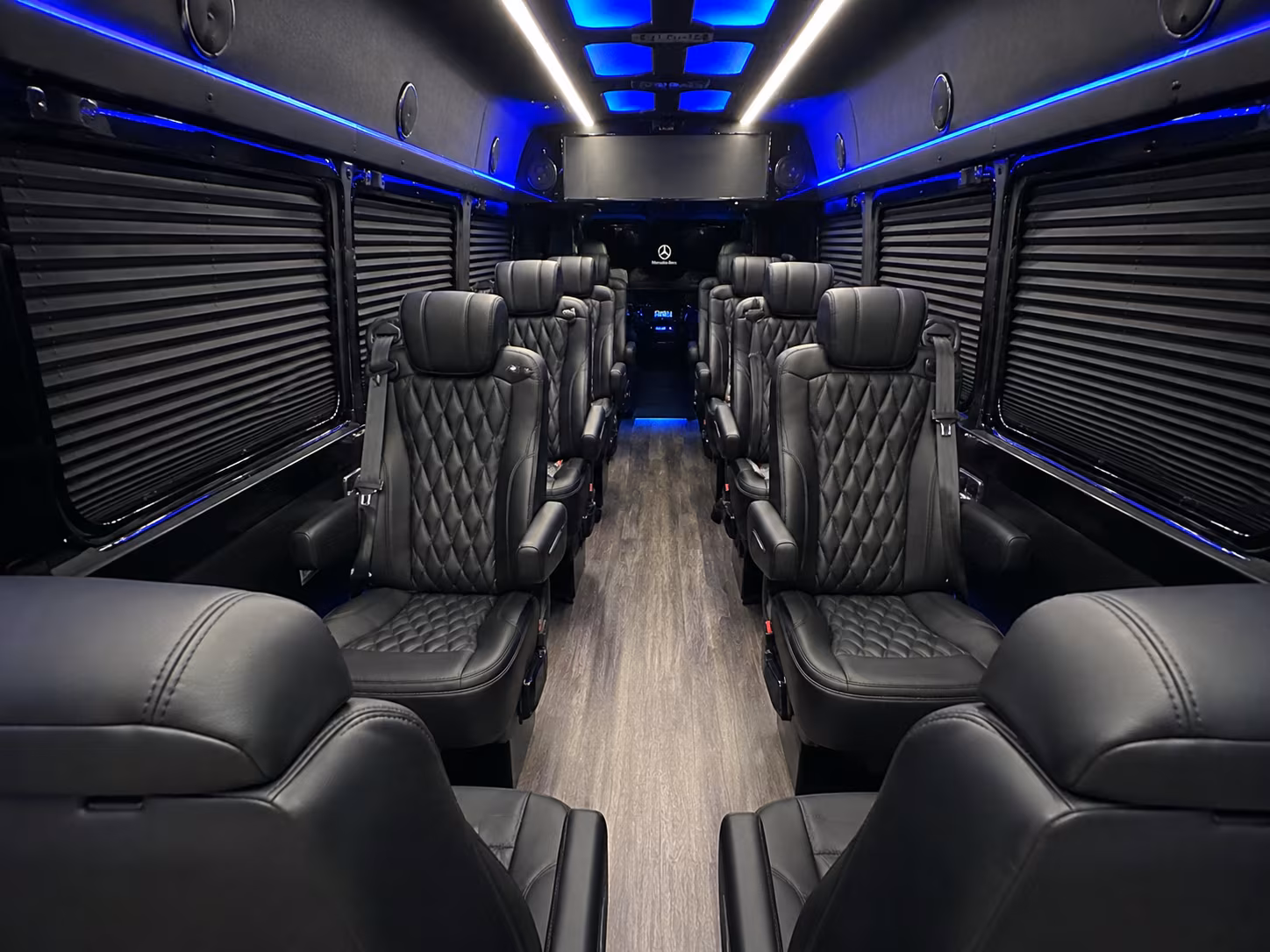 tyler 18 passenger sprinter van interior