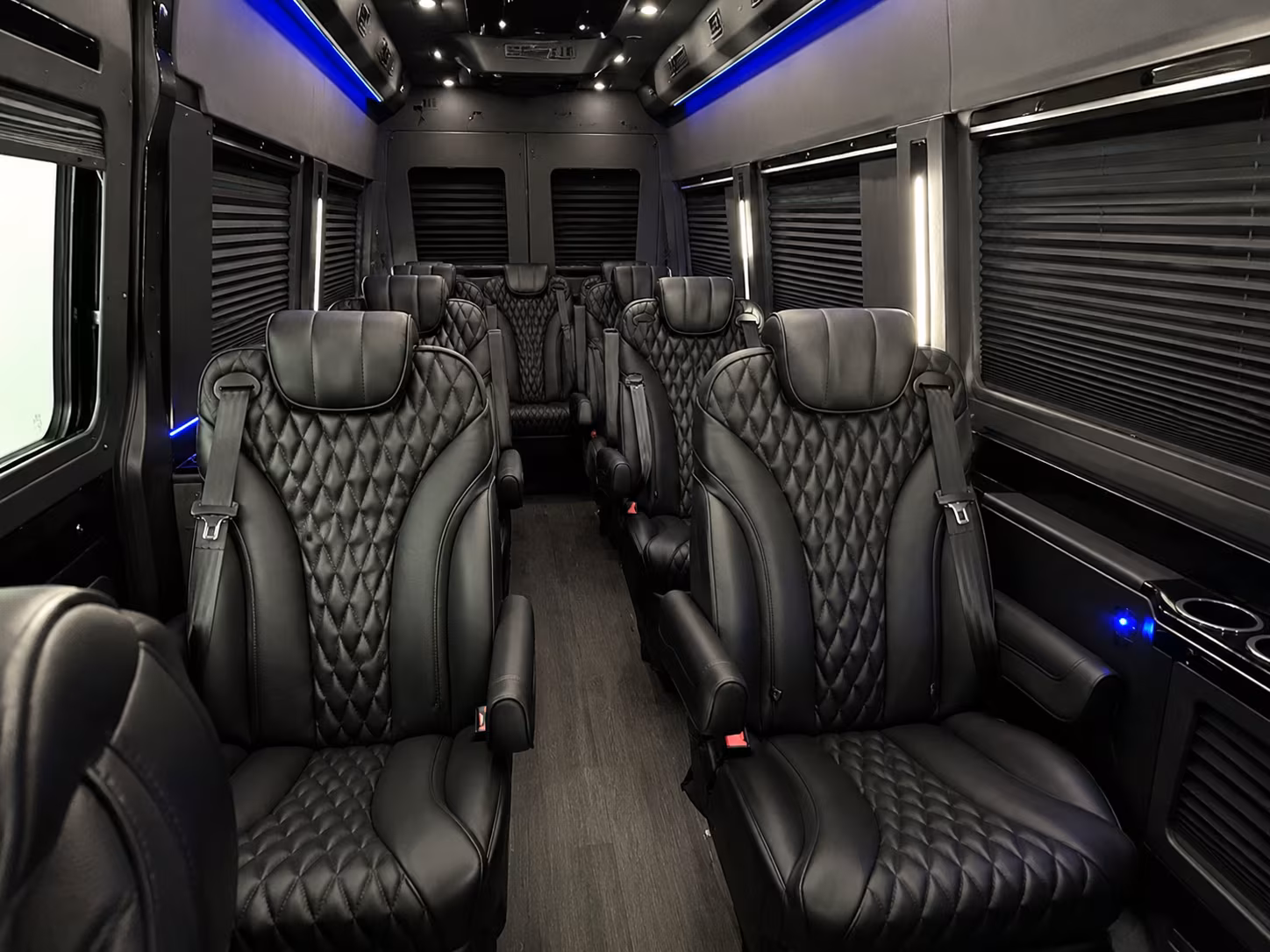 tyler 8 passenger sprinter van inside