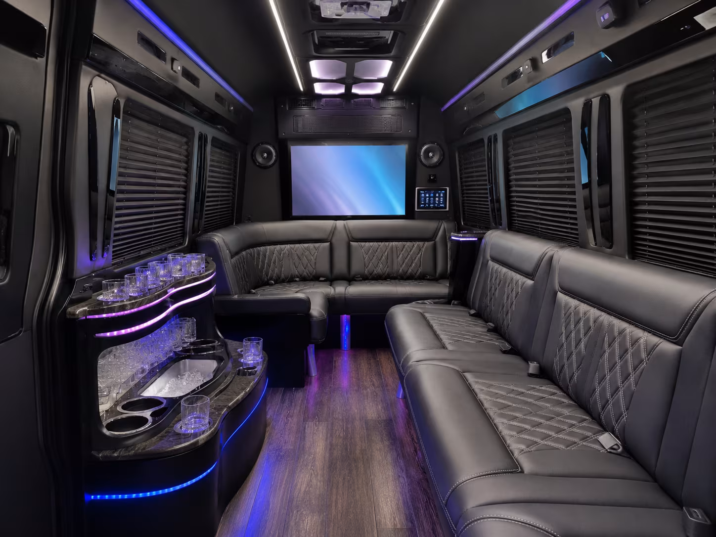 tyler sprinter limousine inside
